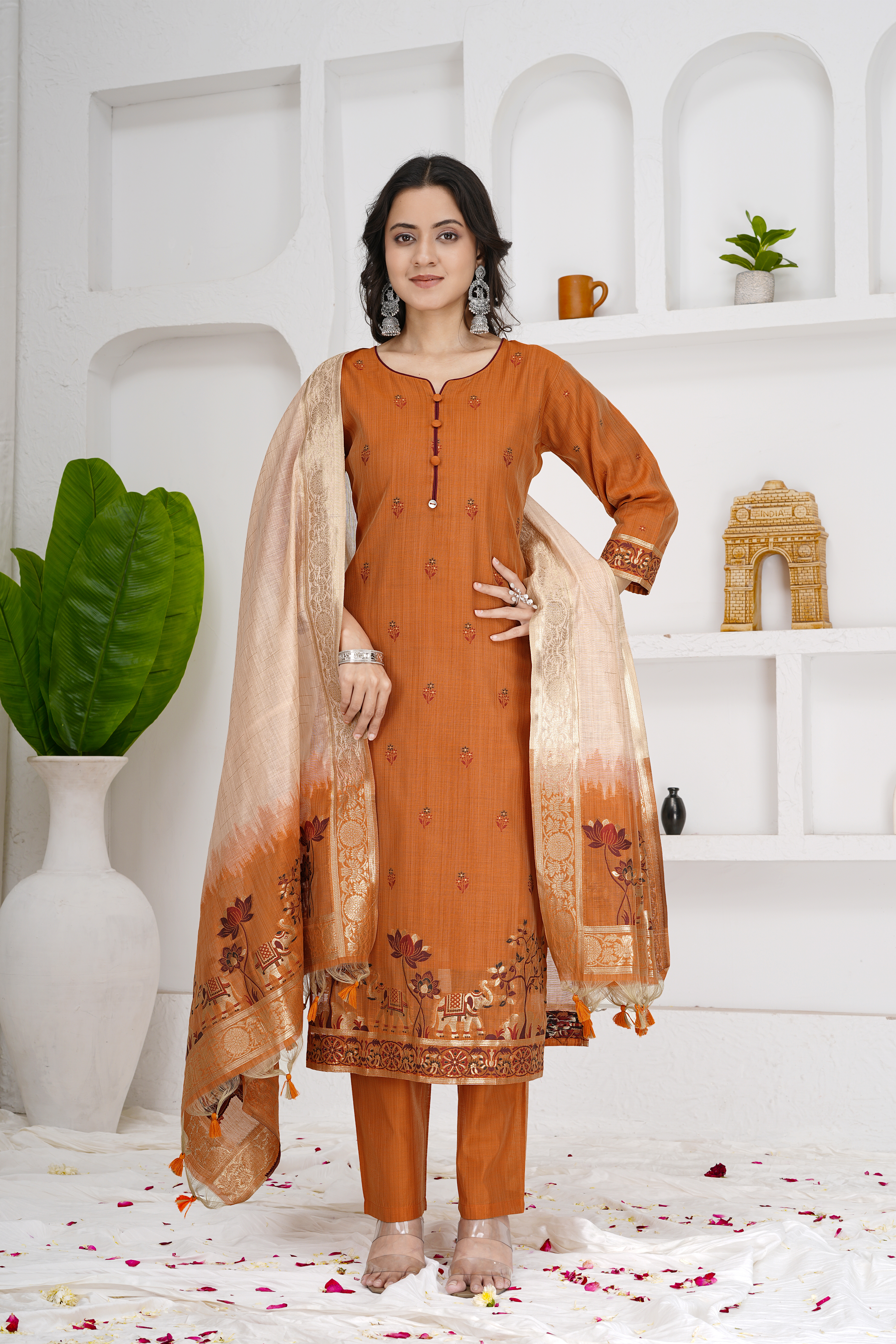 Kashini Handwoven Jamdani