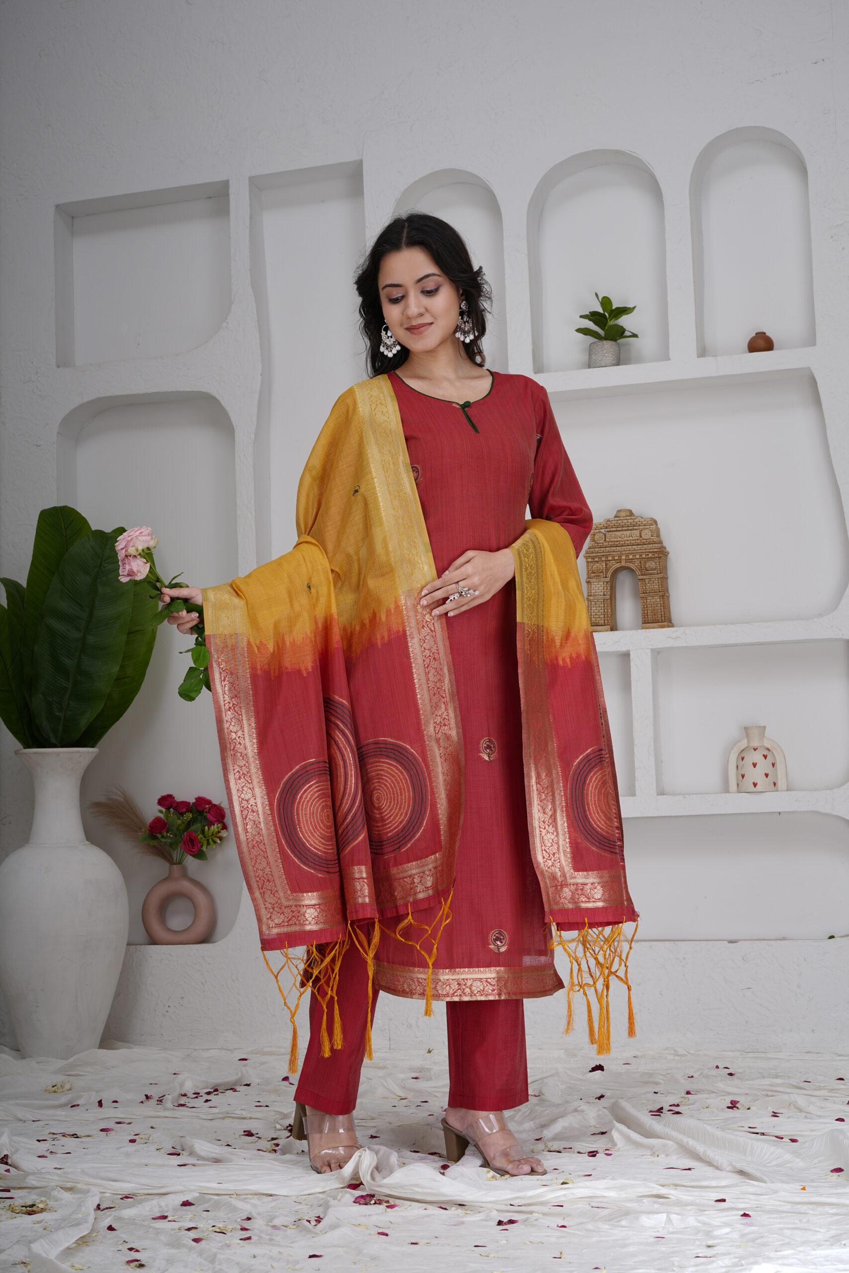 Tarini Handwoven Jamdani