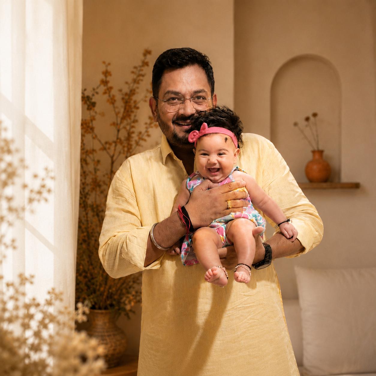 Father with child SHREEJAA