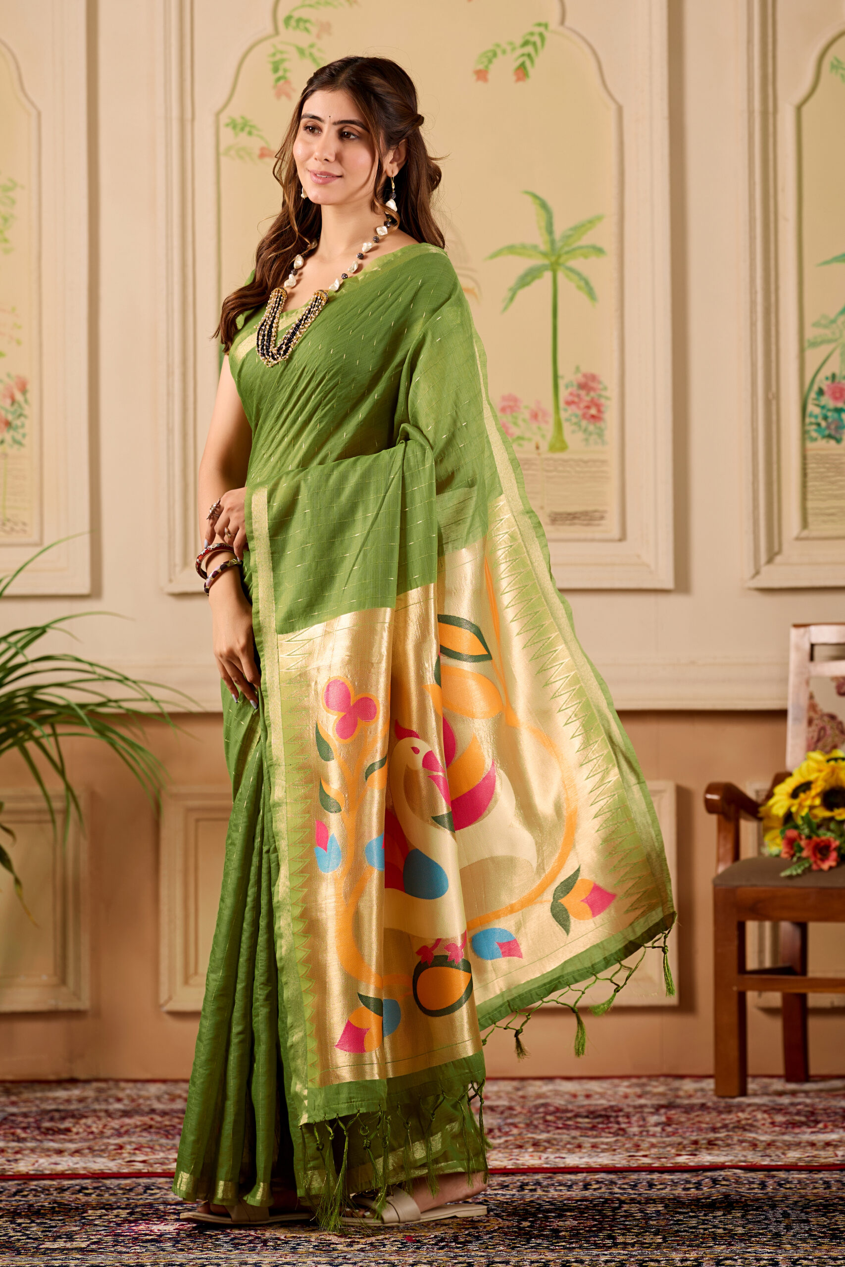 Vasantika Handwoven Jamdani