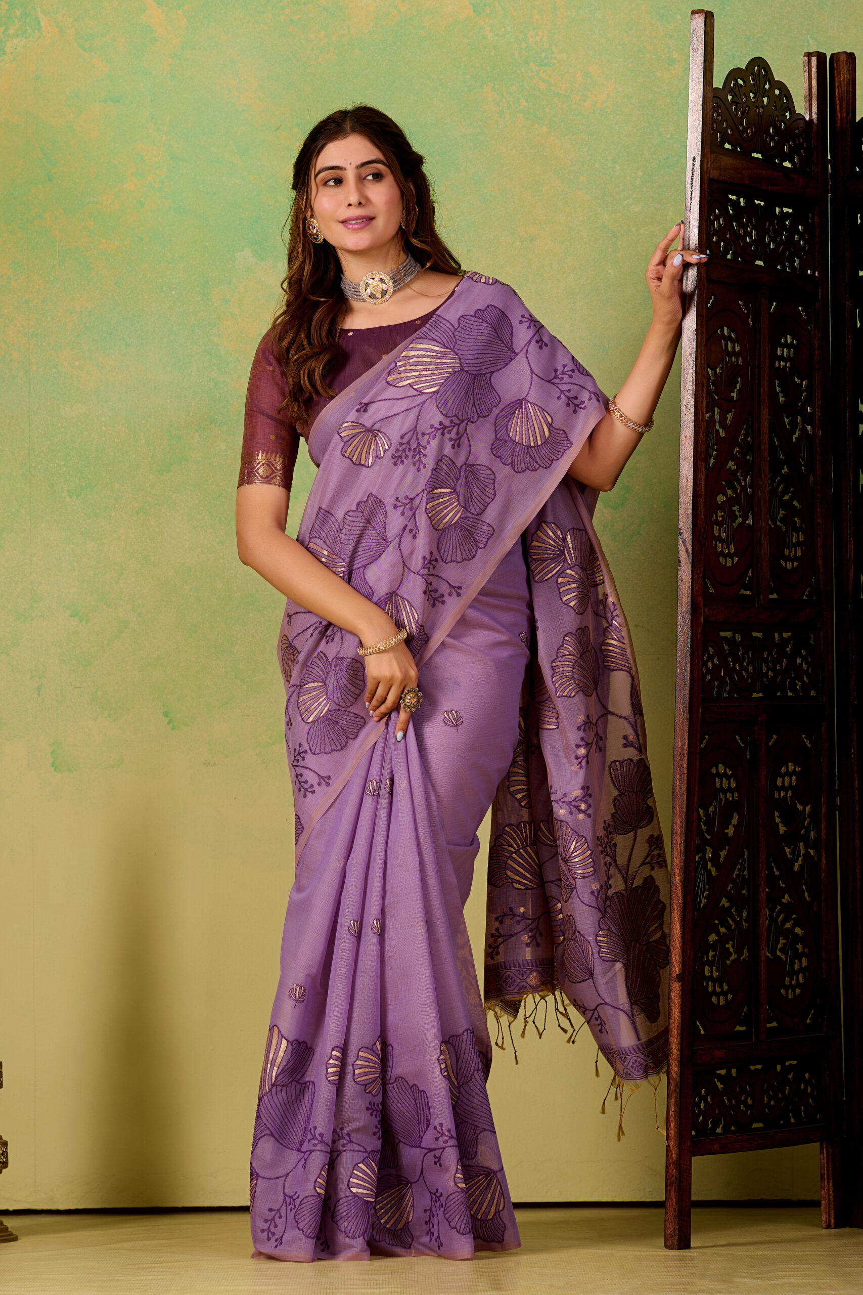 Indulekha Handwoven Jamdani