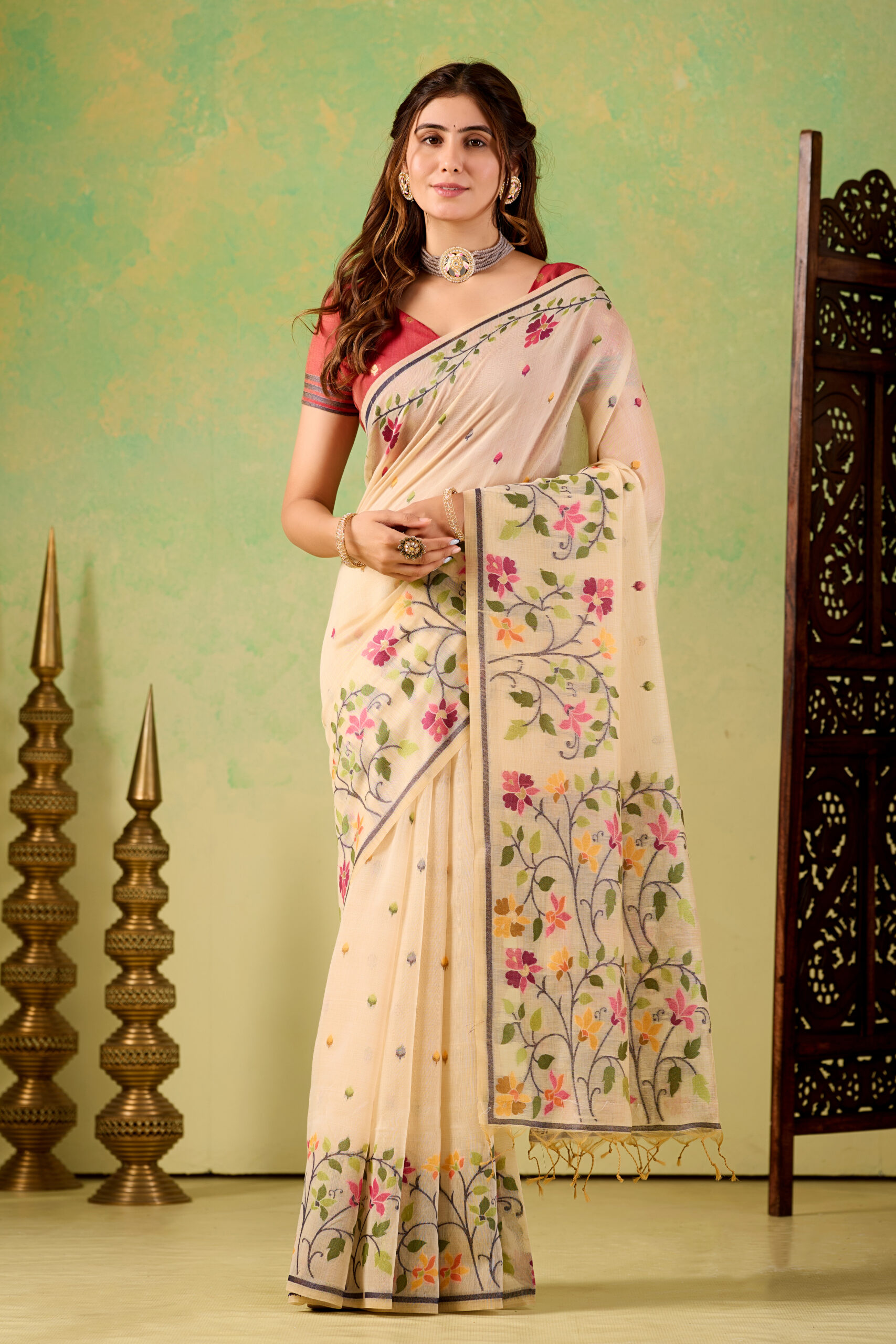 Kusumavali Handloom Saree